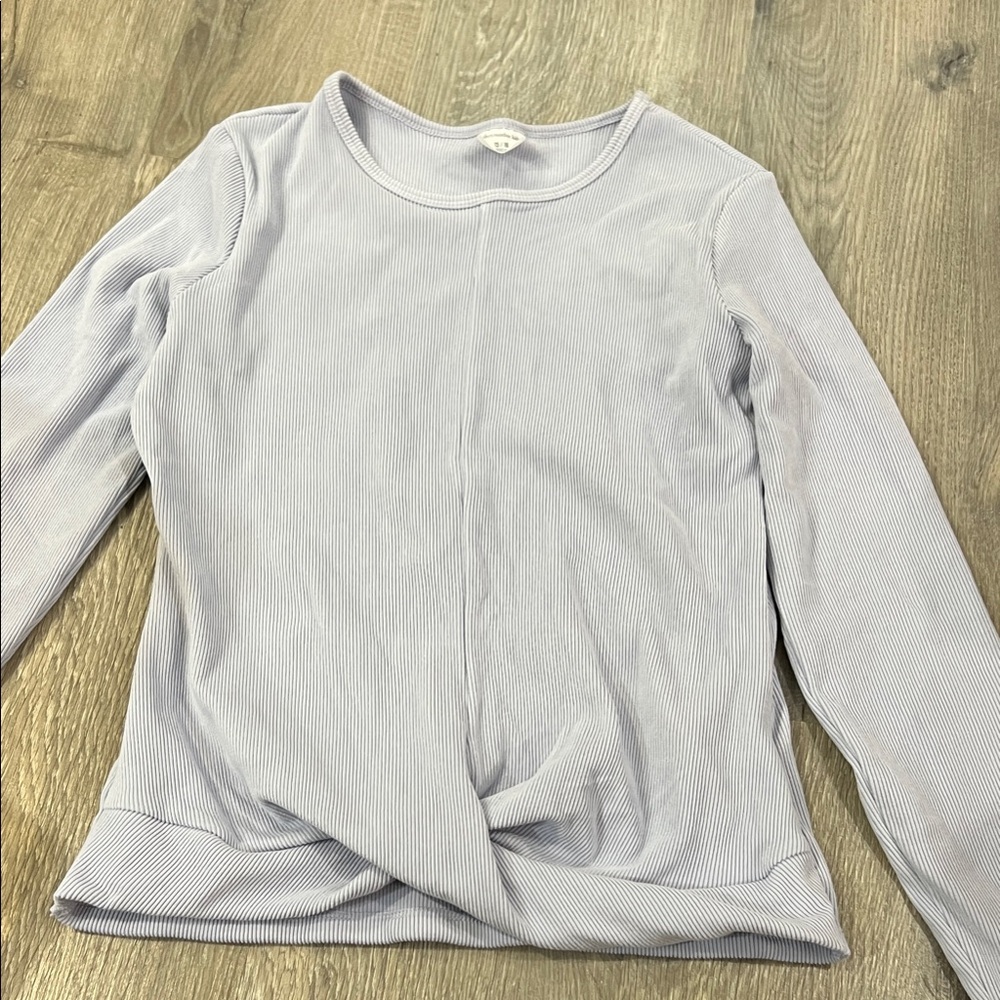 Abercrombie Kids Light Gray Long Sleeve Tee